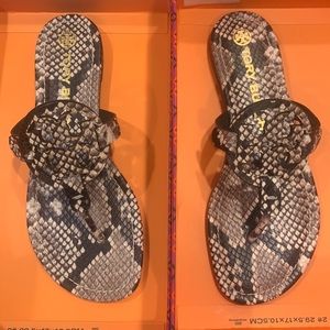 Tory Burch Miller Warm Roccia Stamped Snake Printed 8